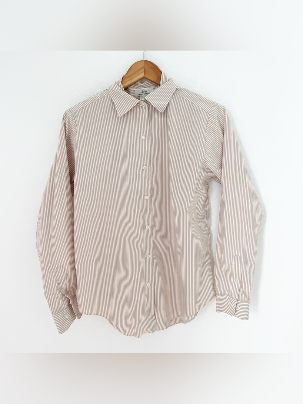 Brooks brothers 346 stripe button down size 8